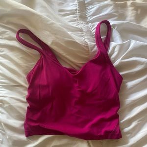 Pink Lulu lemon align tank!